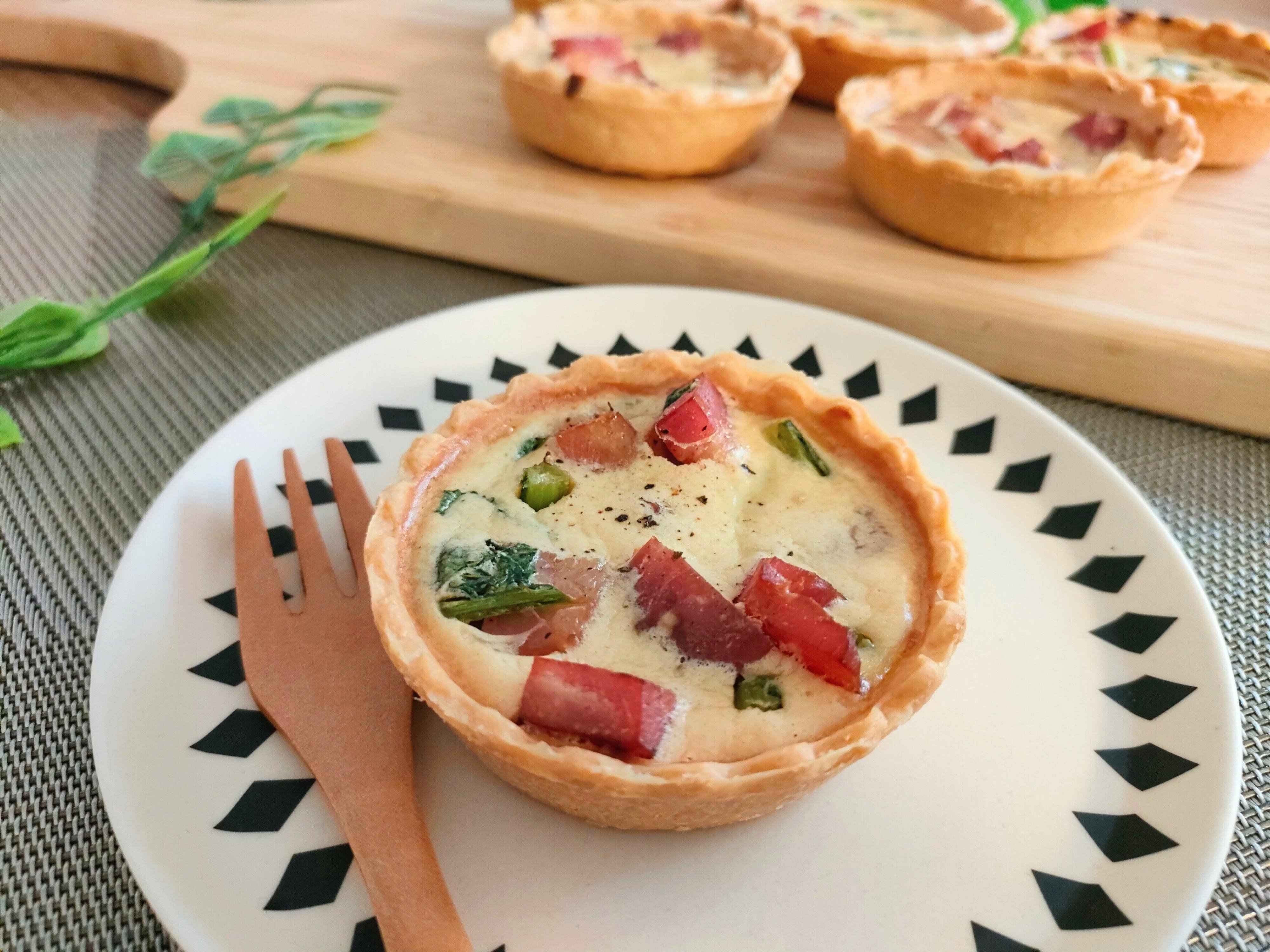 ベーコンと野菜のキッシュ