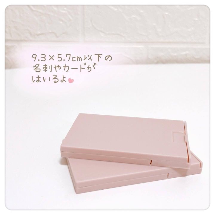 大人でも持ちやすい!「プラ製名刺入れ」