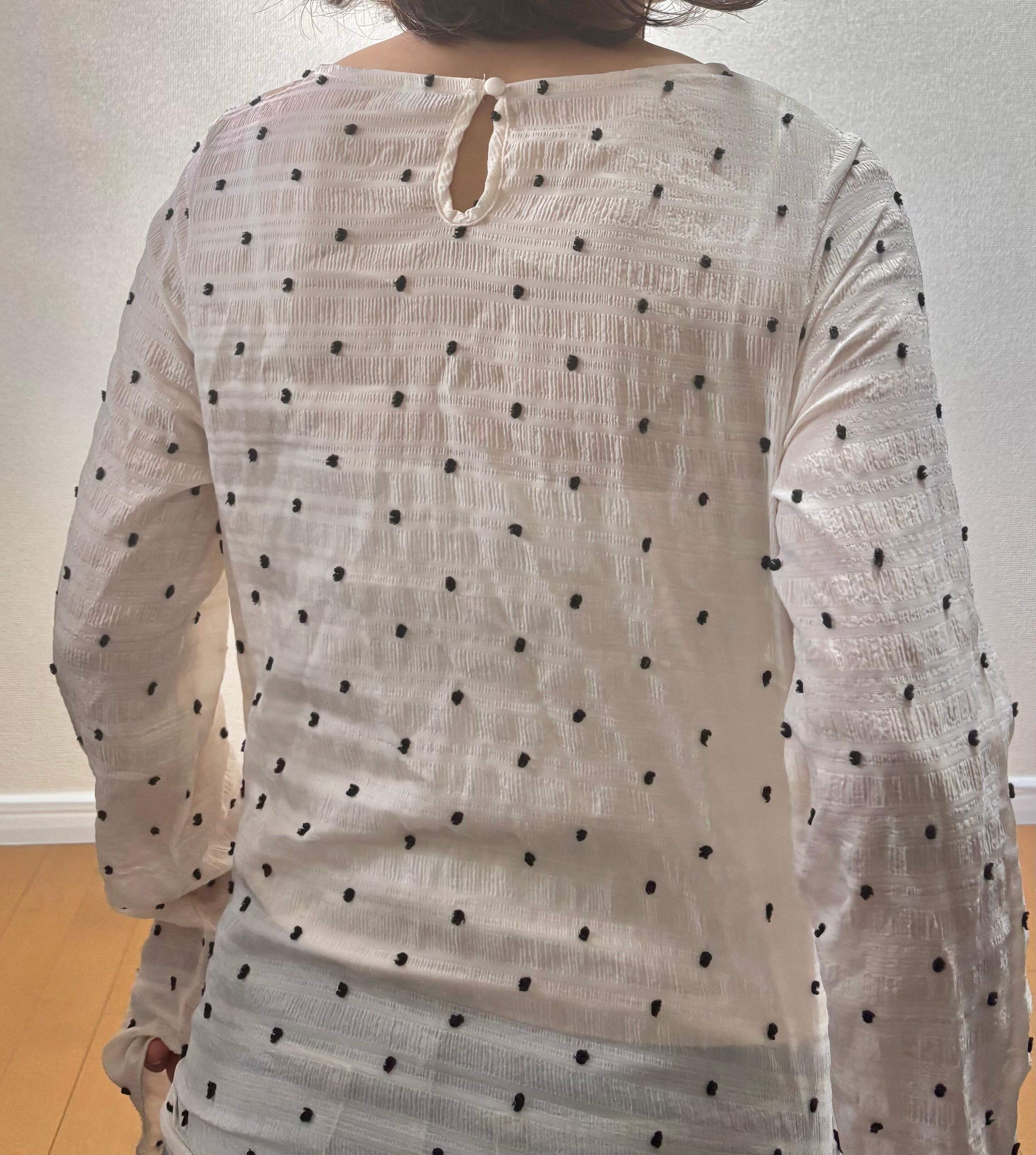 ドットトップスの後ろ姿