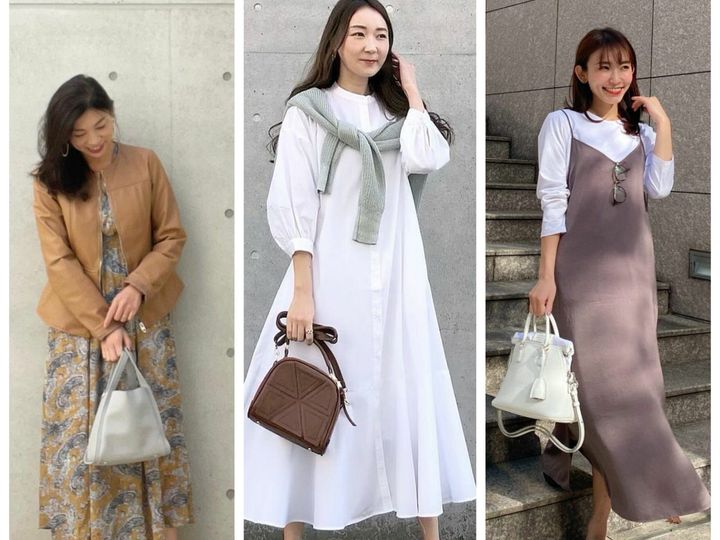 1点投入でコーデ完成 40代が美人見えする春ワンピース サンキュ 1点投入でコーデ完成 40代が美人見えする春ワンピース サンキュ