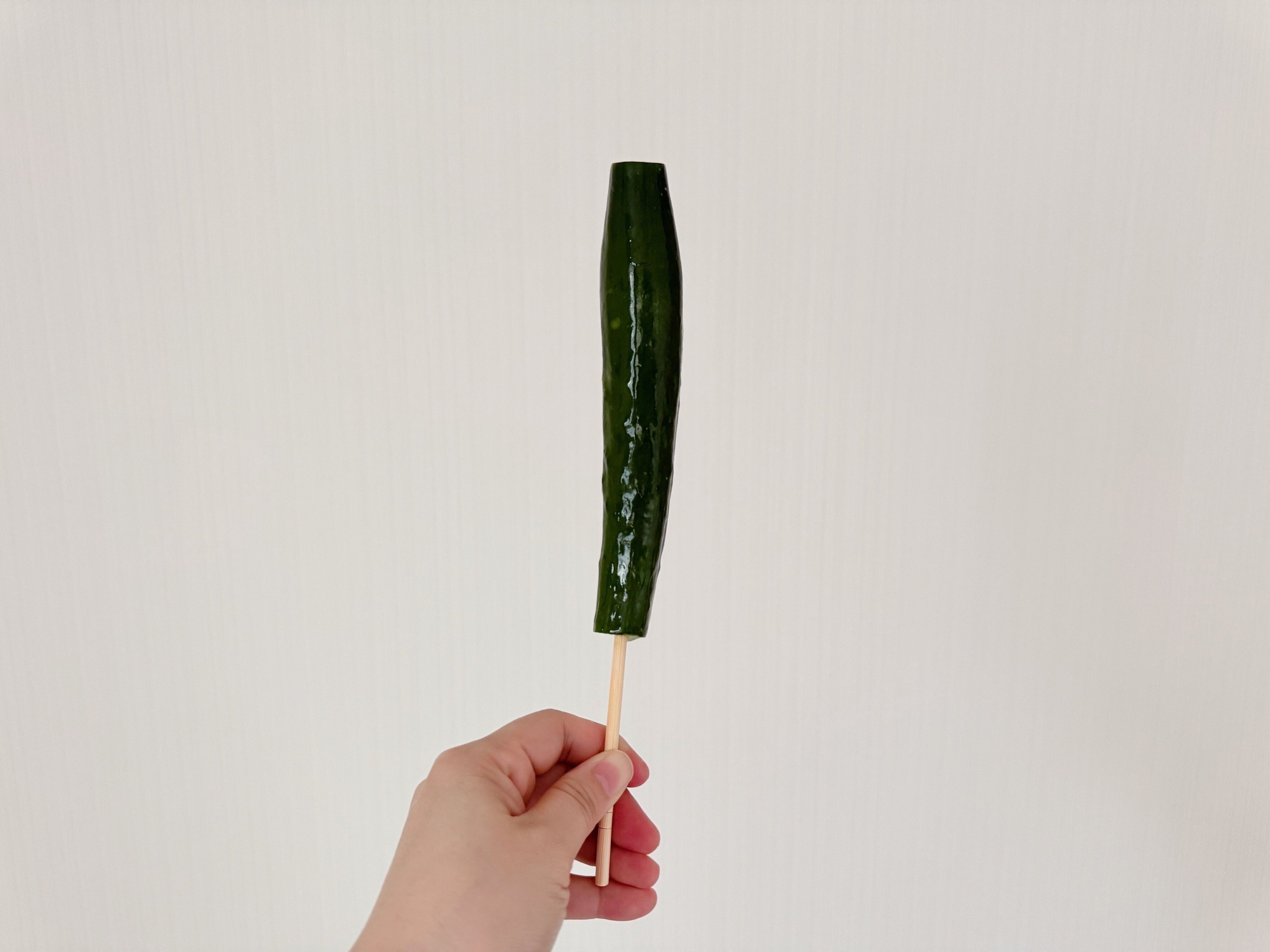 きゅうりの浅漬けが約1分で完成！