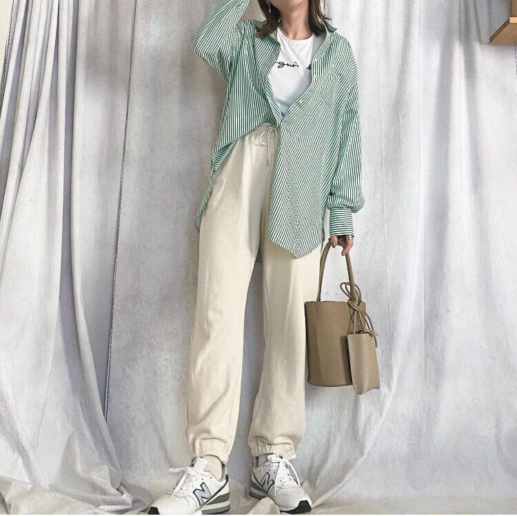 しまむら 速報 春ファッションを制する人はストライプシャツを持っていた サンキュ