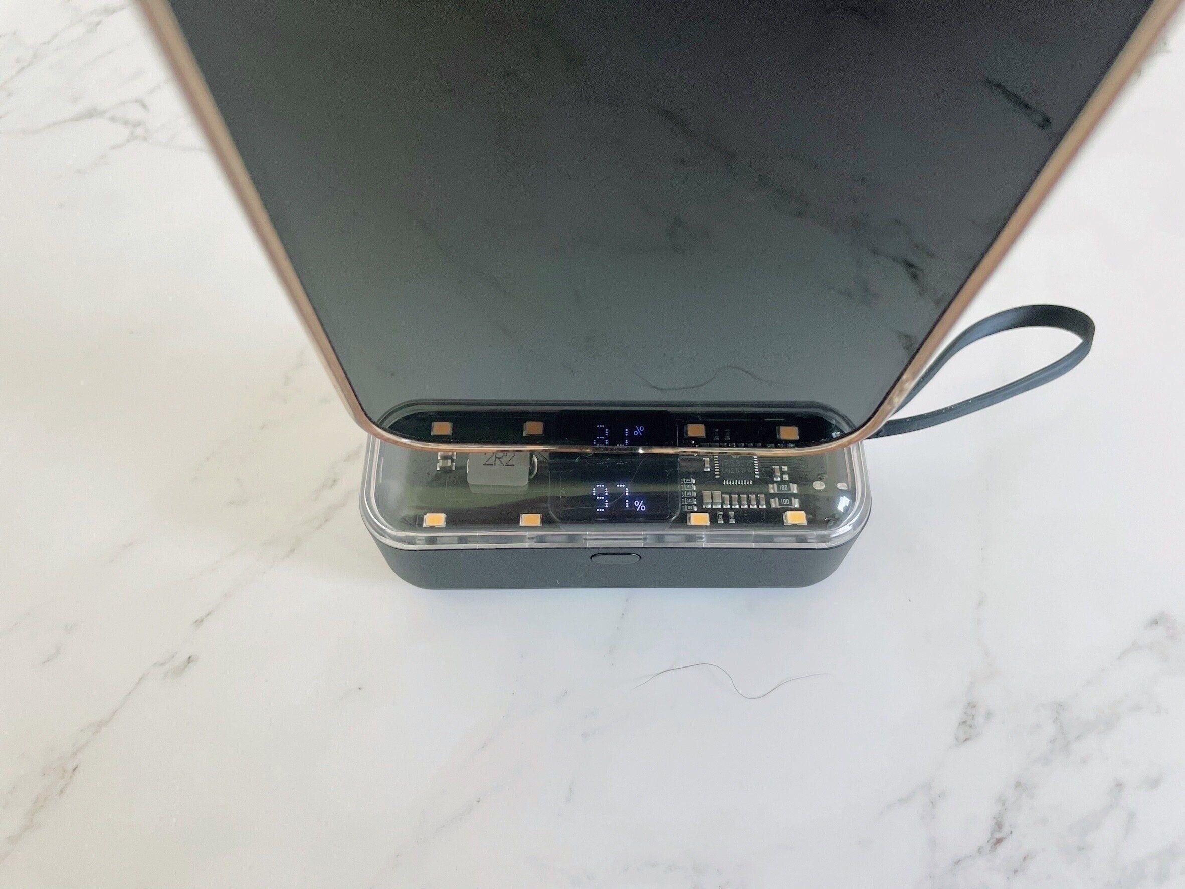 パーセントで残量表示あり