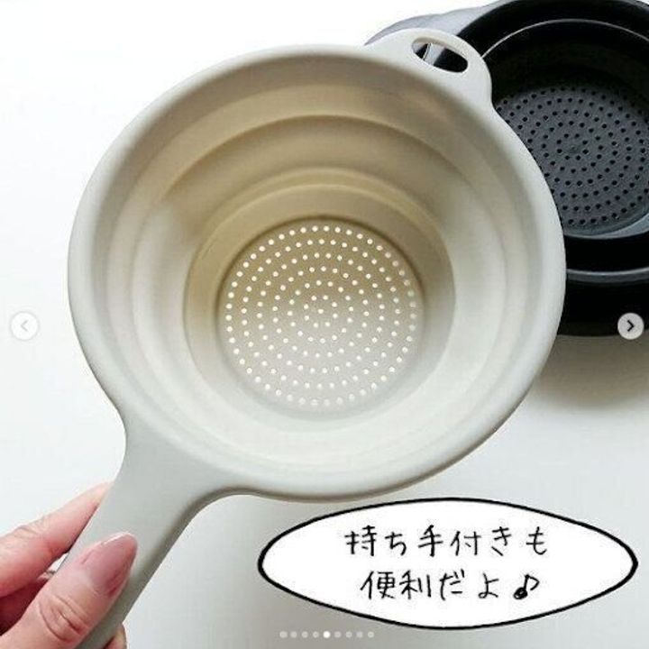 ダイソー 100均マニアたちも愛用中 便利すぎる 折りたためるザル サンキュ ダイソー 100均マニアたちも愛用中 便利すぎる 折りたためるザル サンキュ
