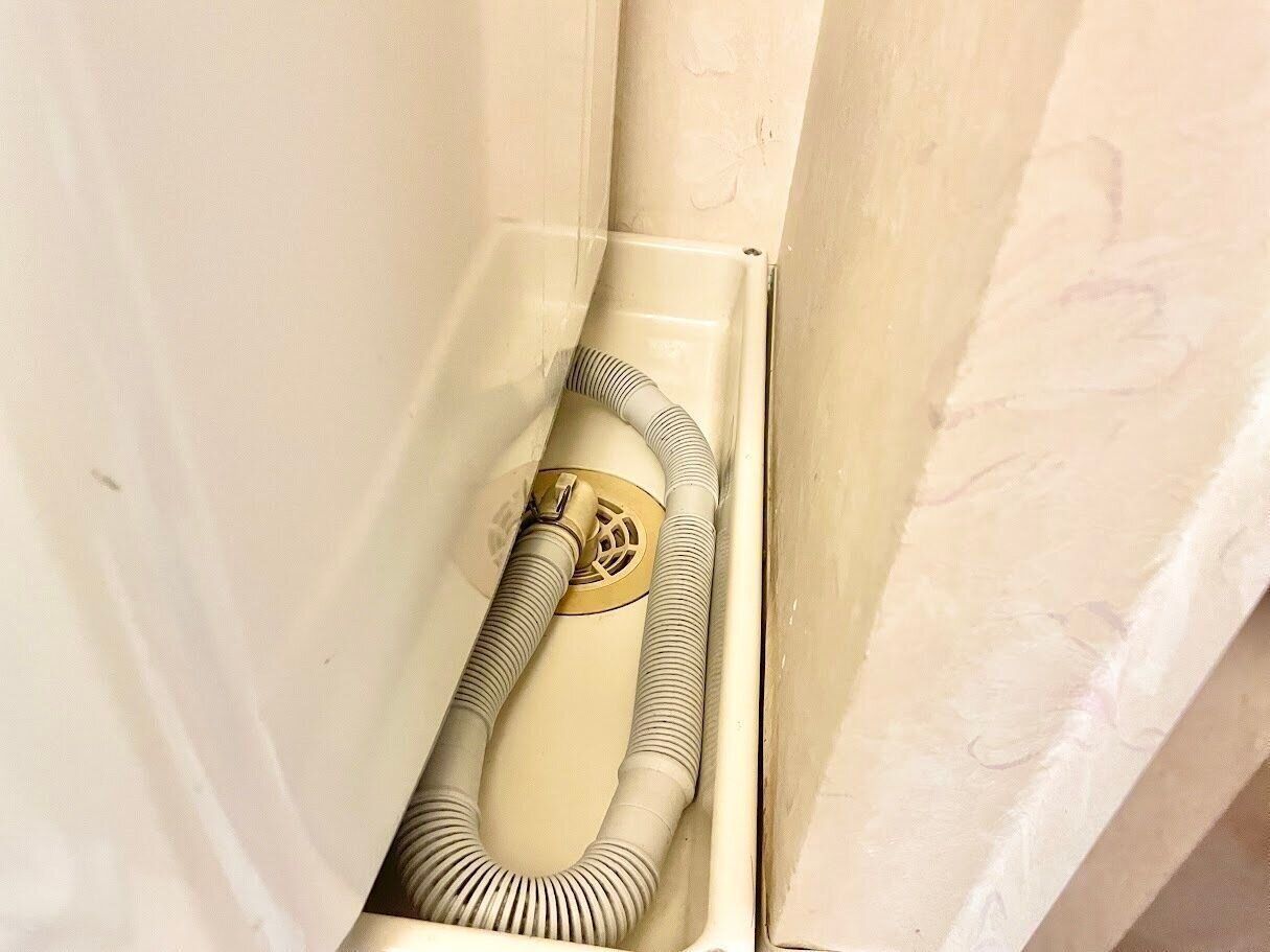 洗濯機の排水口