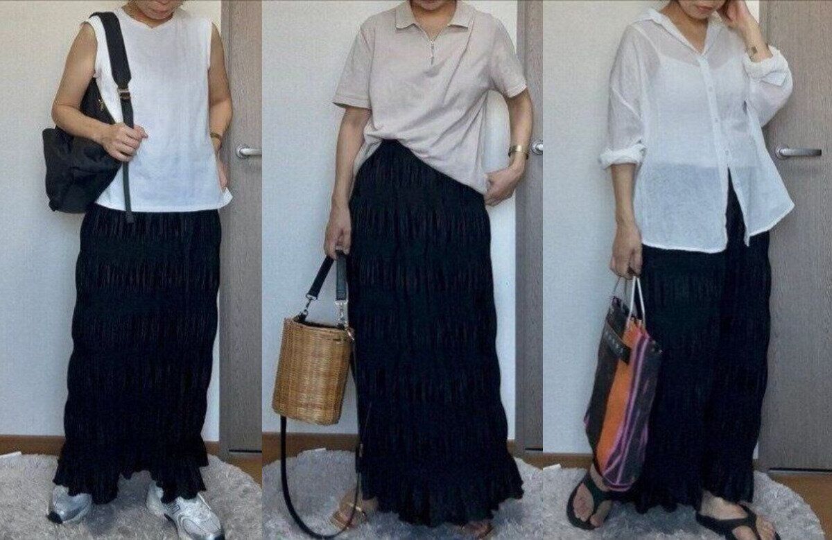 「タイトなのに動きやすい！」「しかも、締め付けゼロ！」【COCA】の1,990円細見えスカートが最高すぎる