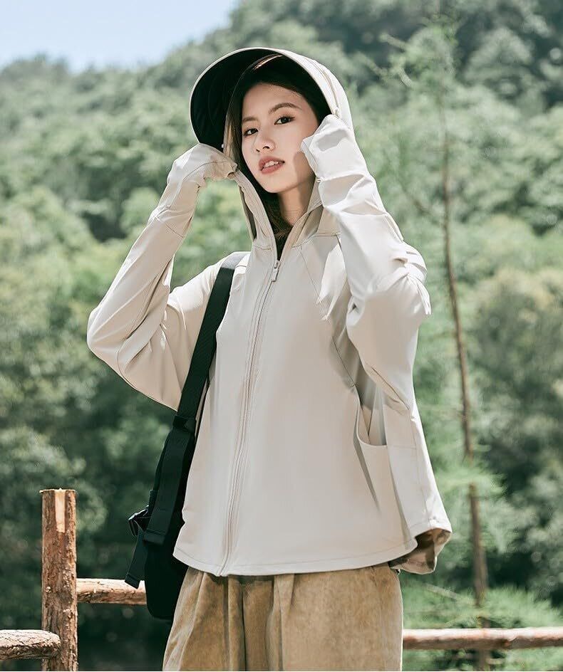 EX)新品　Mサイズ　クールUVサンシェードパーカー 　アイボリー　ワークマン ワークマン クールUV サンシェードパーカー アイボリー M 新品 - メルカリ