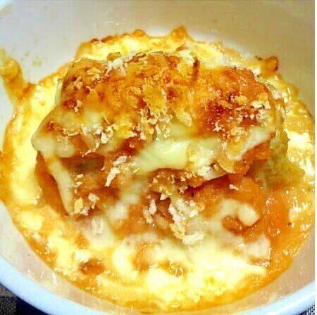 残ったロール白菜でリメイクグラタン