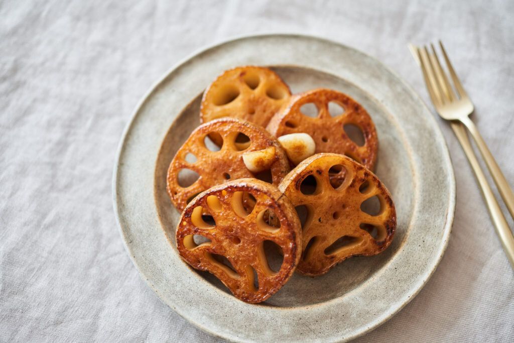 厚切りれんこんステーキ