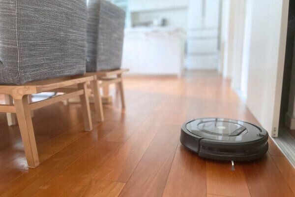 お掃除ロボットが活躍する様子