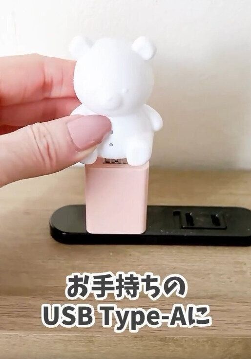 【ダイソー】手持ちのUSB Type-Aコネクタに差し込んで使える