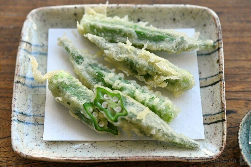 オクラの天ぷらのレシピ