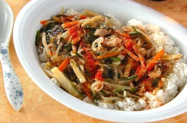 春雨入り中華丼