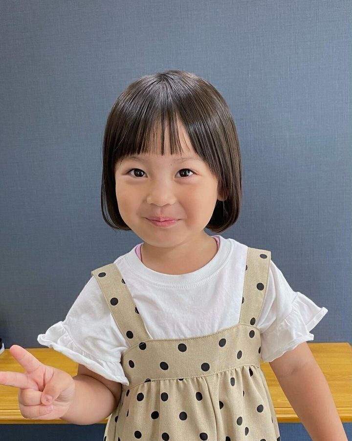 小学生女子も納得のキュートなヘアスタイル。オーダー率NO.1内巻きボブ