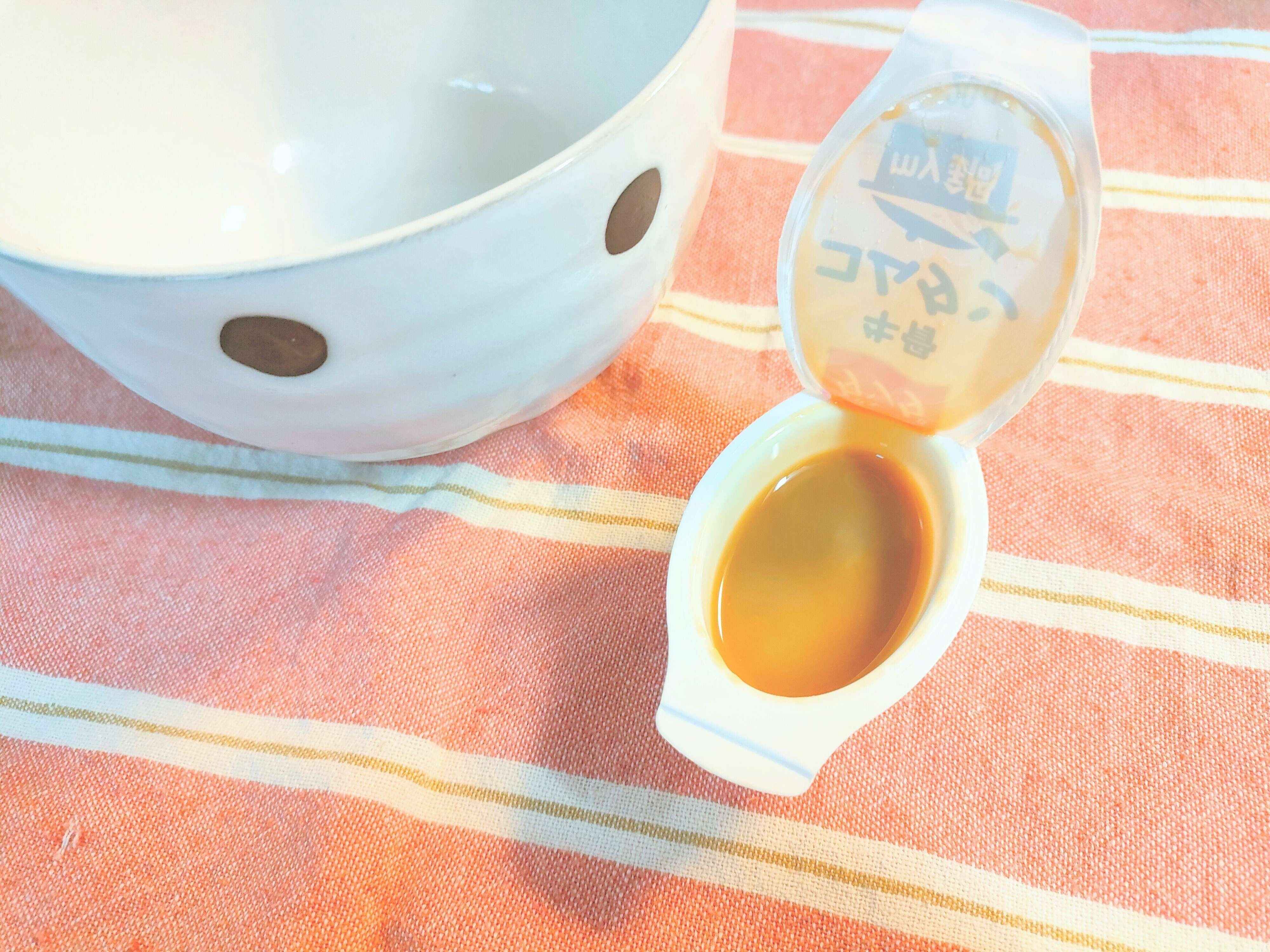 ポーションタイプのコムタンスープの素