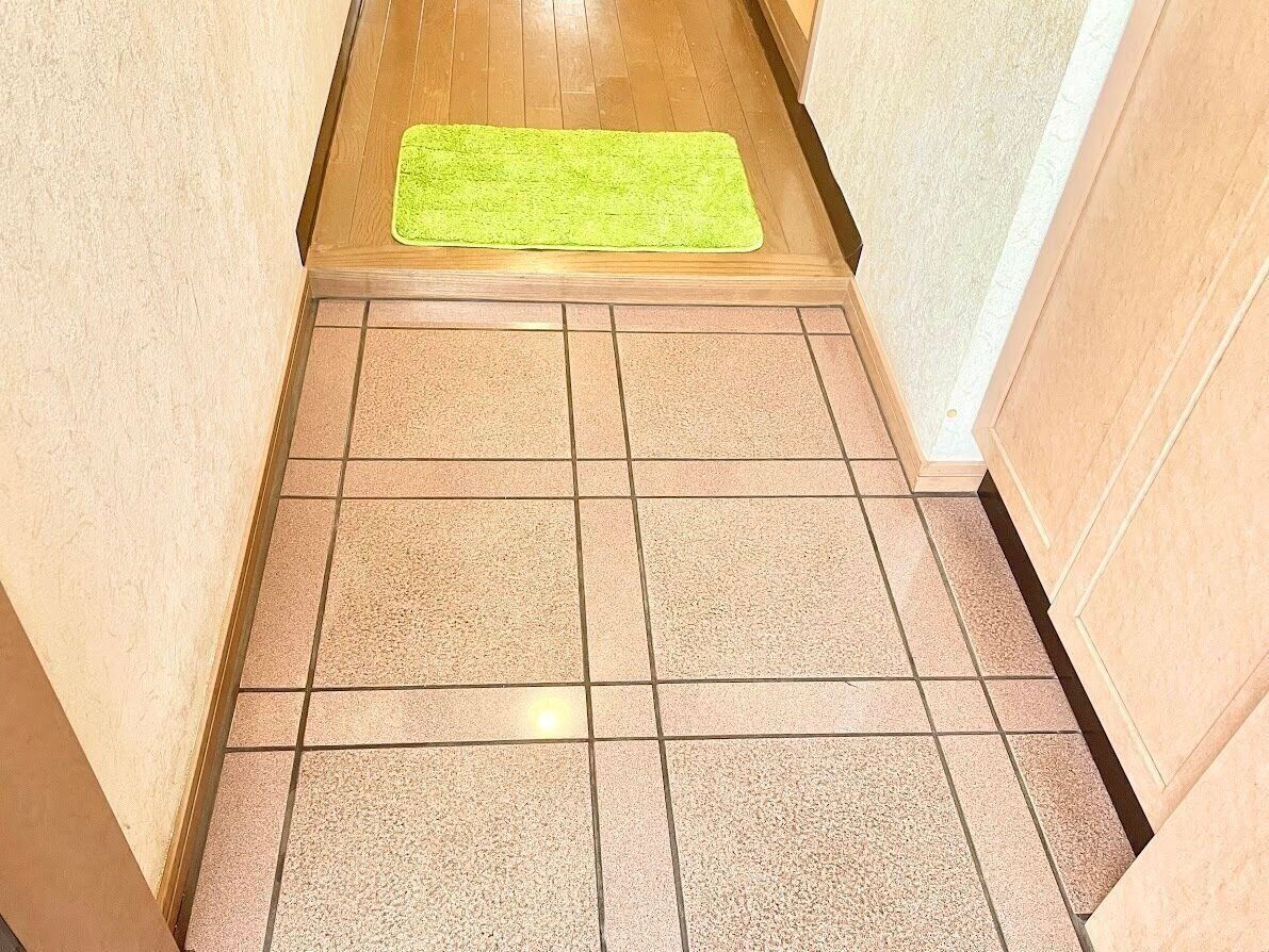 玄関と玄関マット