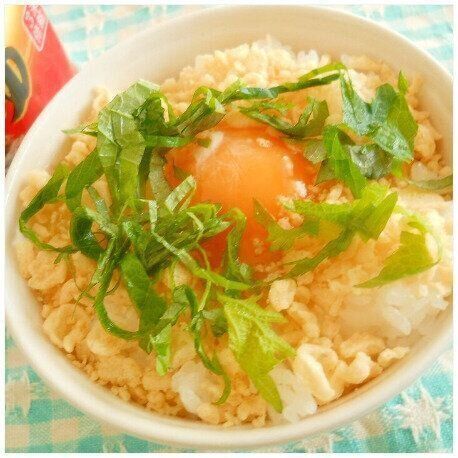 天丼風玉子かけご飯