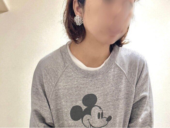 白のつぶつぶパールピアス