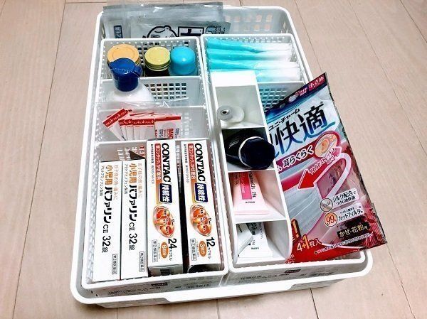 救急箱のゴチャチャ問題は セリアの超優秀グッズ を使って解決できた サンキュ