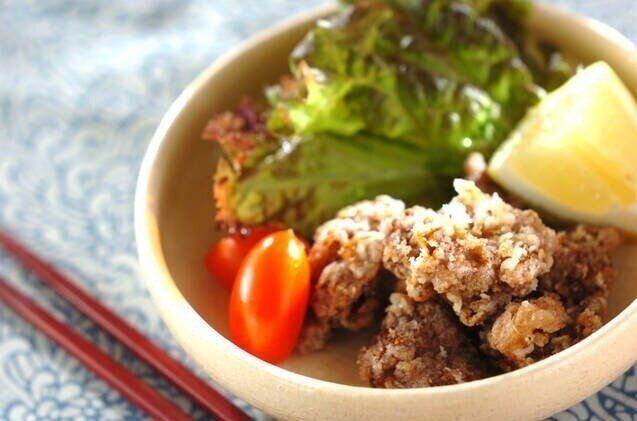 砂肝のショウガ風味揚げ