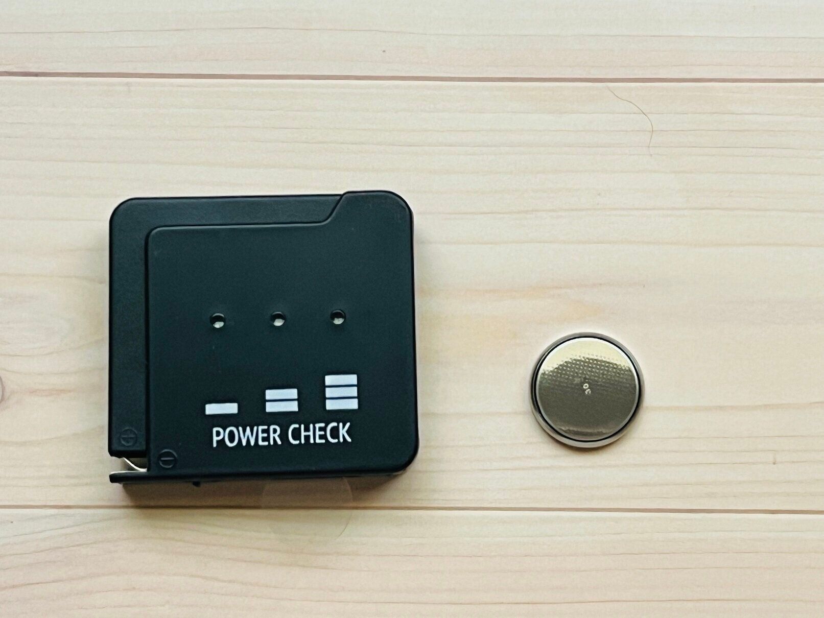 電池残量を3段階で測定して教えてくれます！