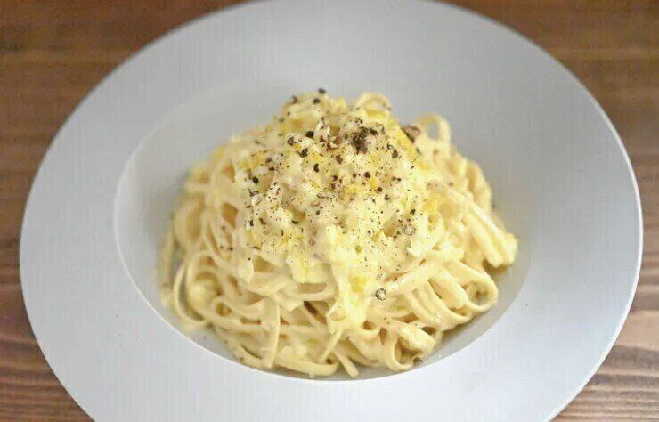 お店のような味わい♪ゆずのクリームパスタ