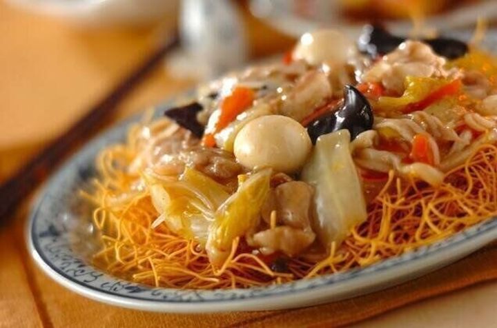 具だくさん!長崎皿うどん