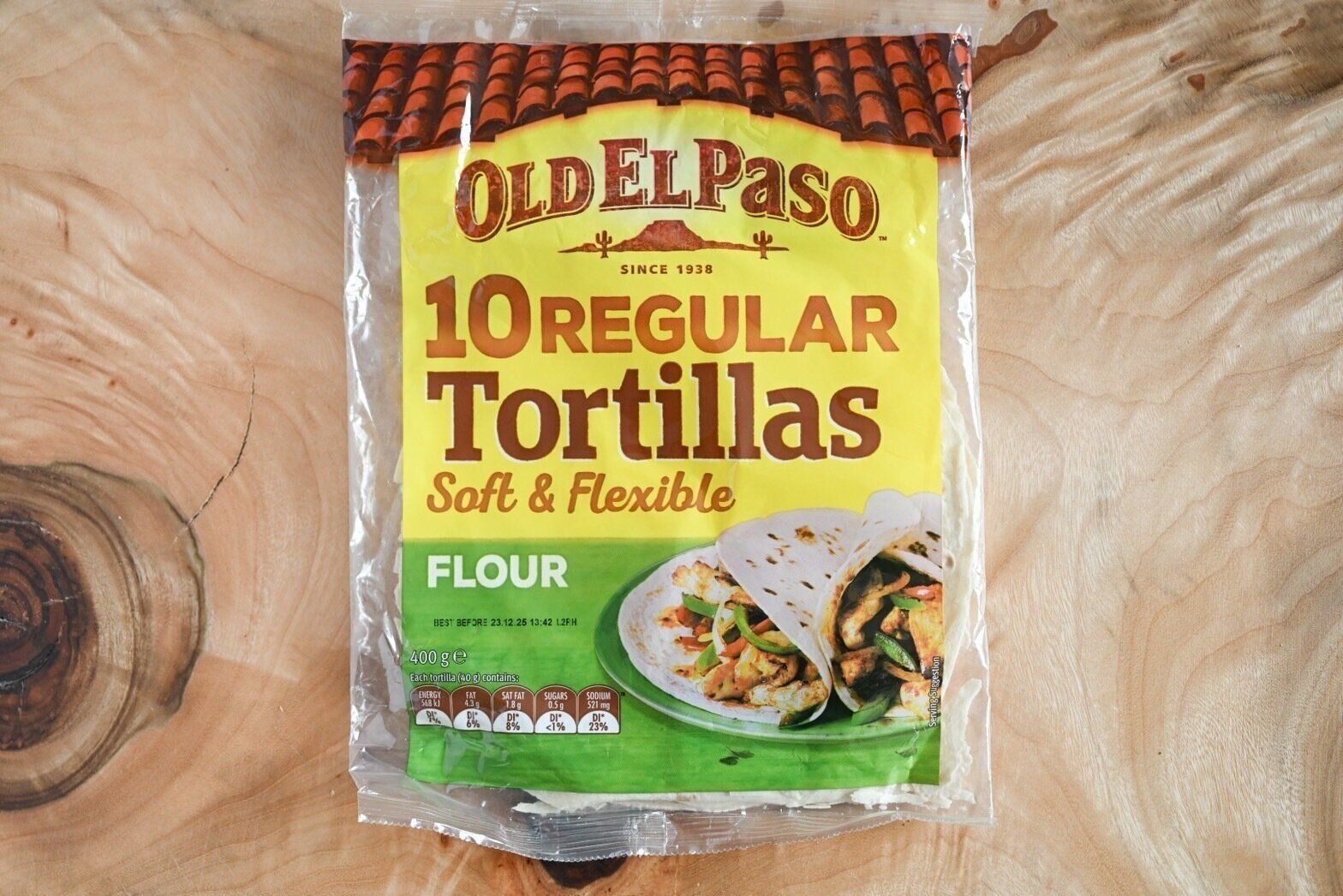 「フラワートルティア　プレーンパック」のパッケージ