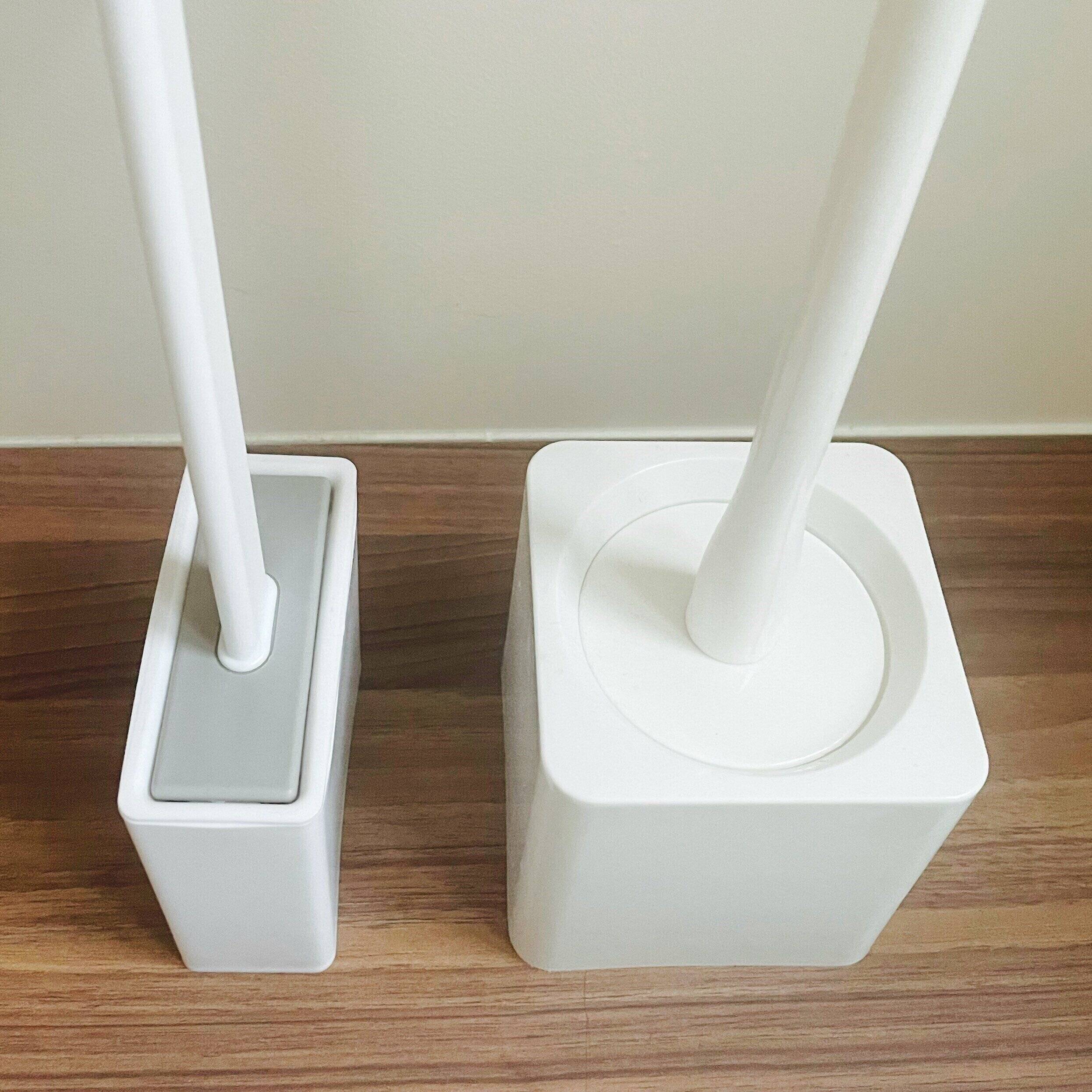 ダイソー 幅が1 3 水切れが良いトイレブラシがスッキリおしゃれ サンキュ