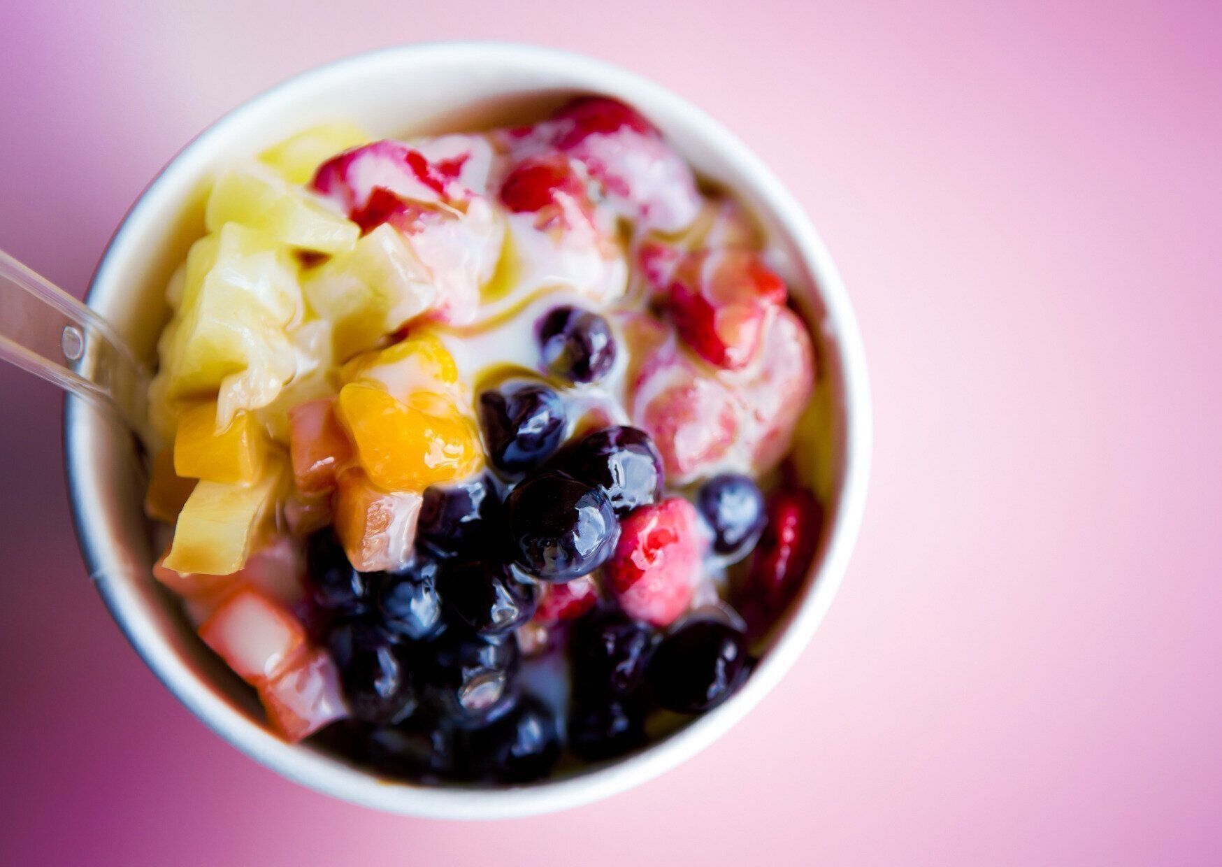 アイスクリーム　フルーツ