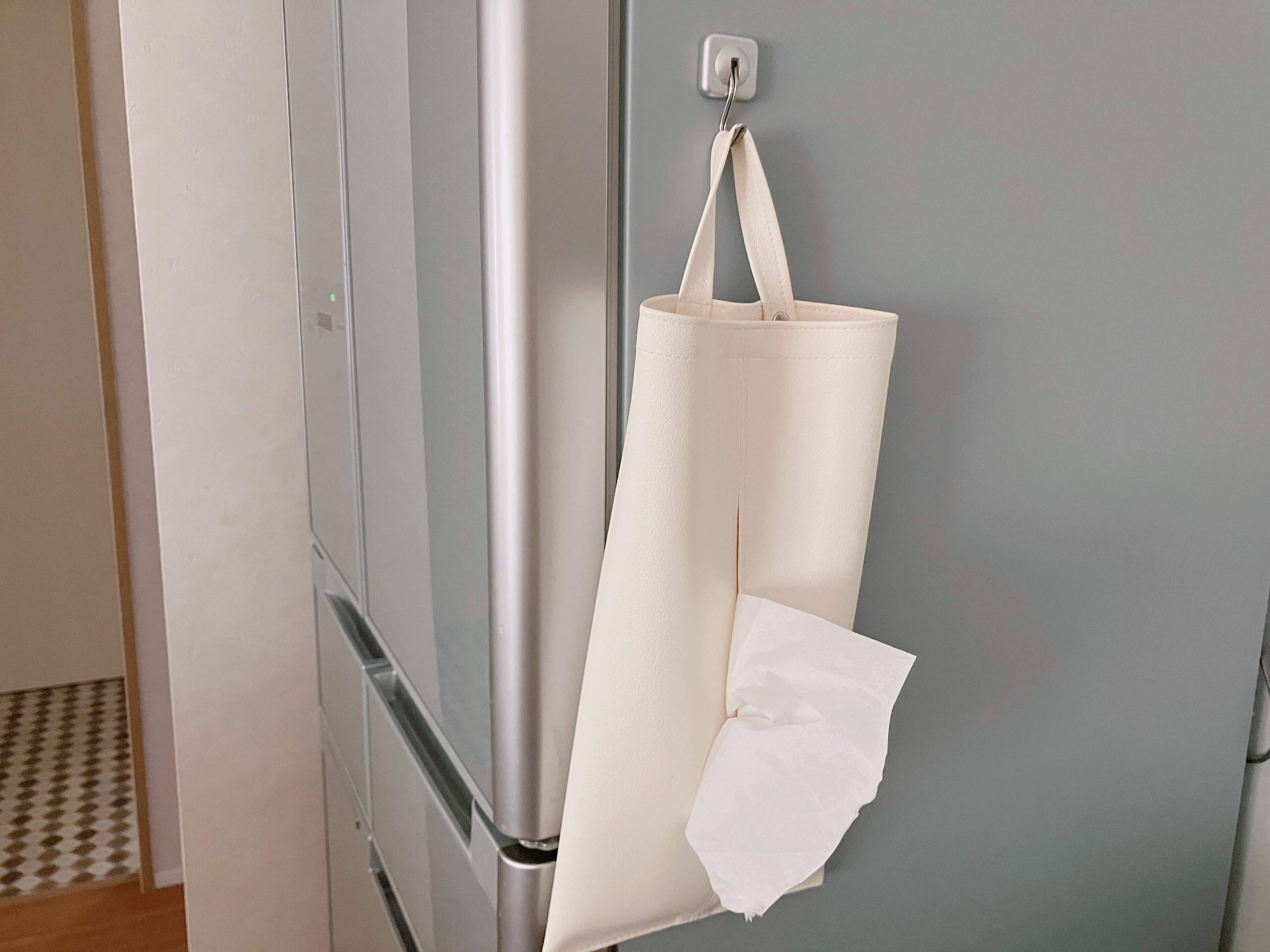 冷蔵庫横ティッシュケース