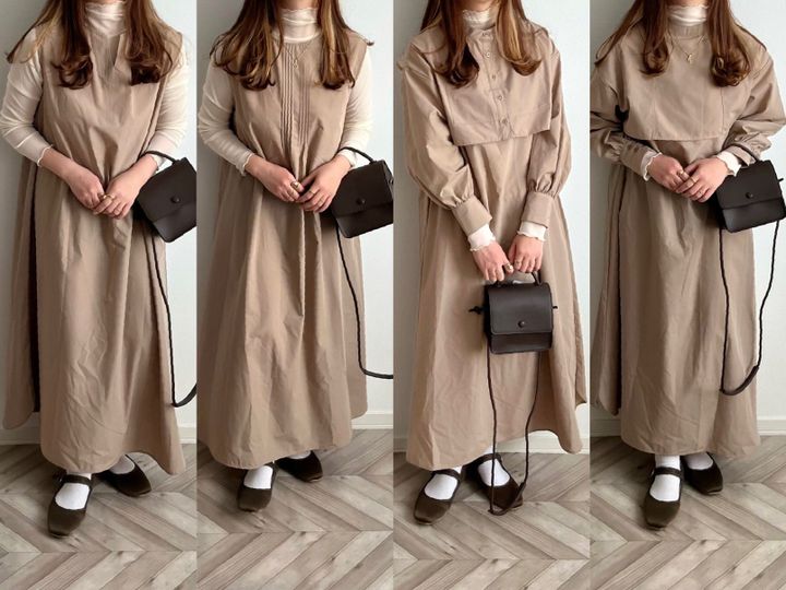 しまむら どの着方が好き マルチwayワンピース サンキュ しまむら どの着方が好き マルチwayワンピース サンキュ