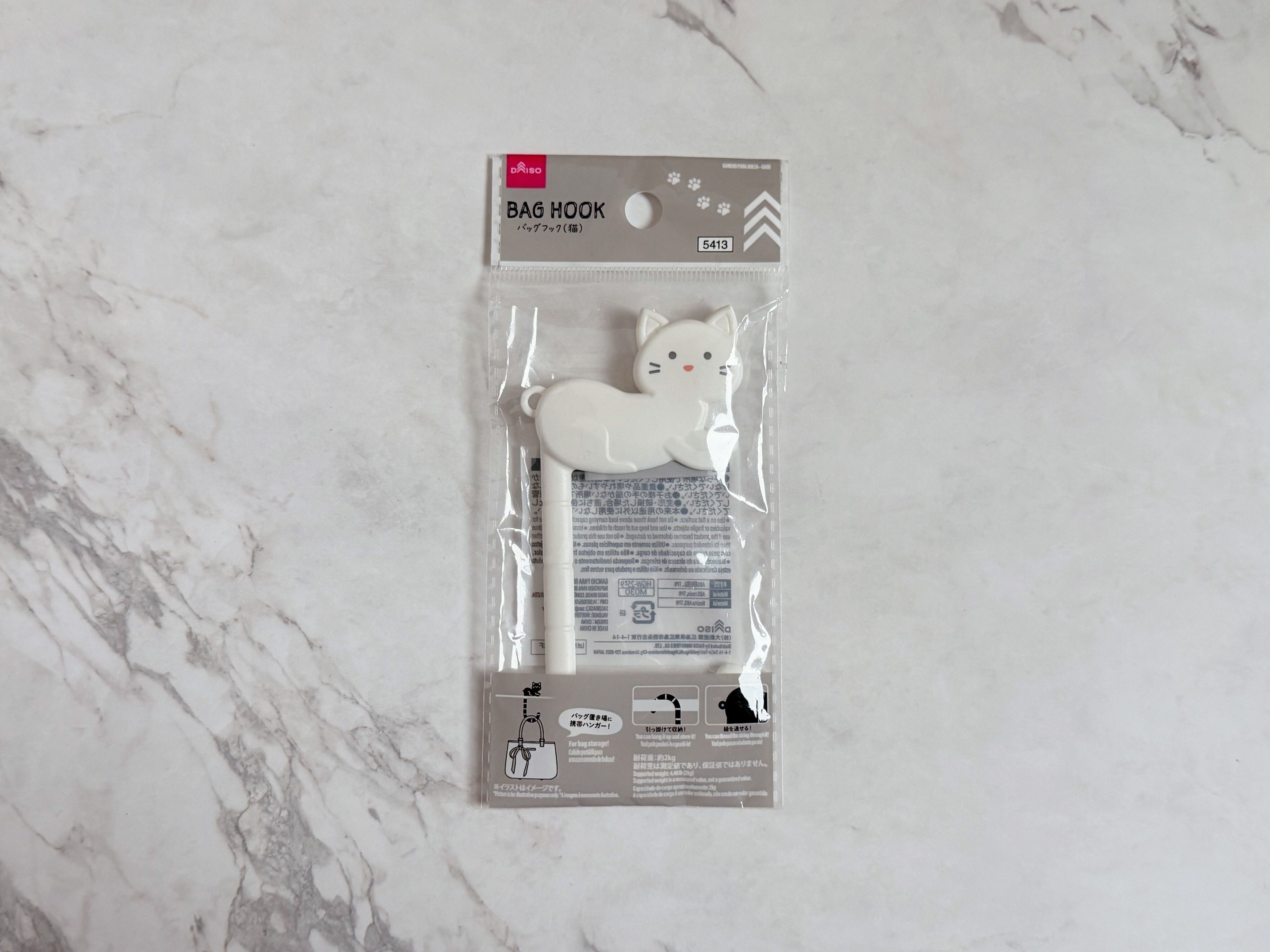 商品情報「バッグフック（猫）」