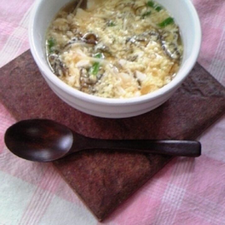 美味しいすっぱいスープ！豆腐ともずく酢スープ♪