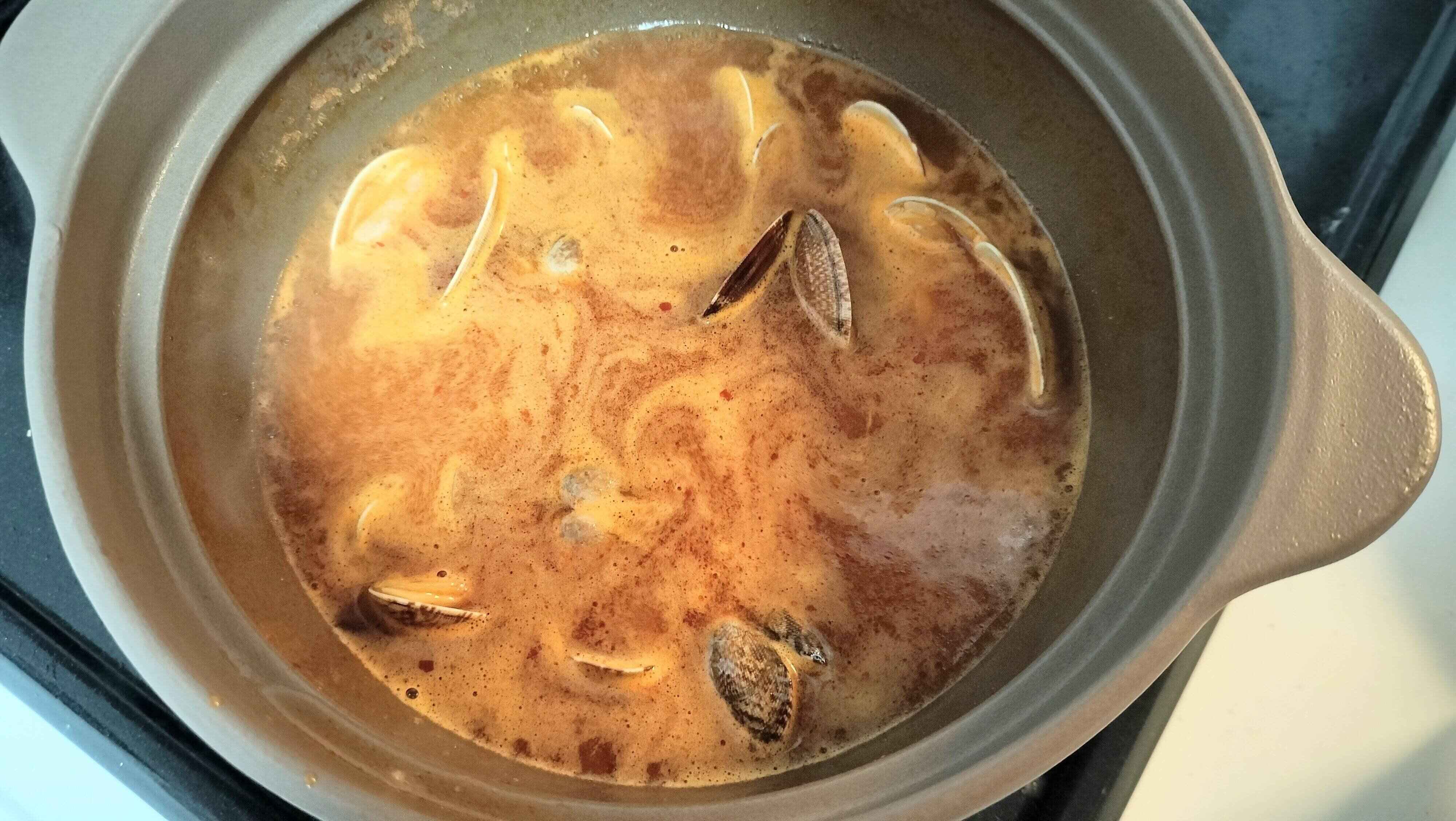 あさりをいれる