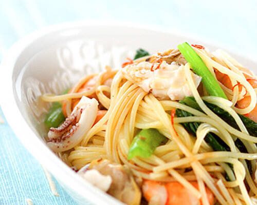 魚介のパスタバルサミコ風味