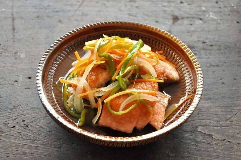 鮭の南蛮漬けのレシピ