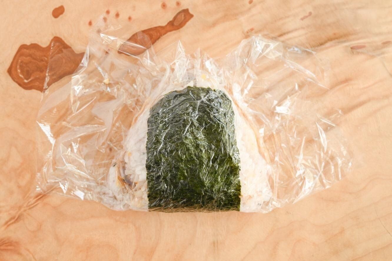 完成したおにぎり