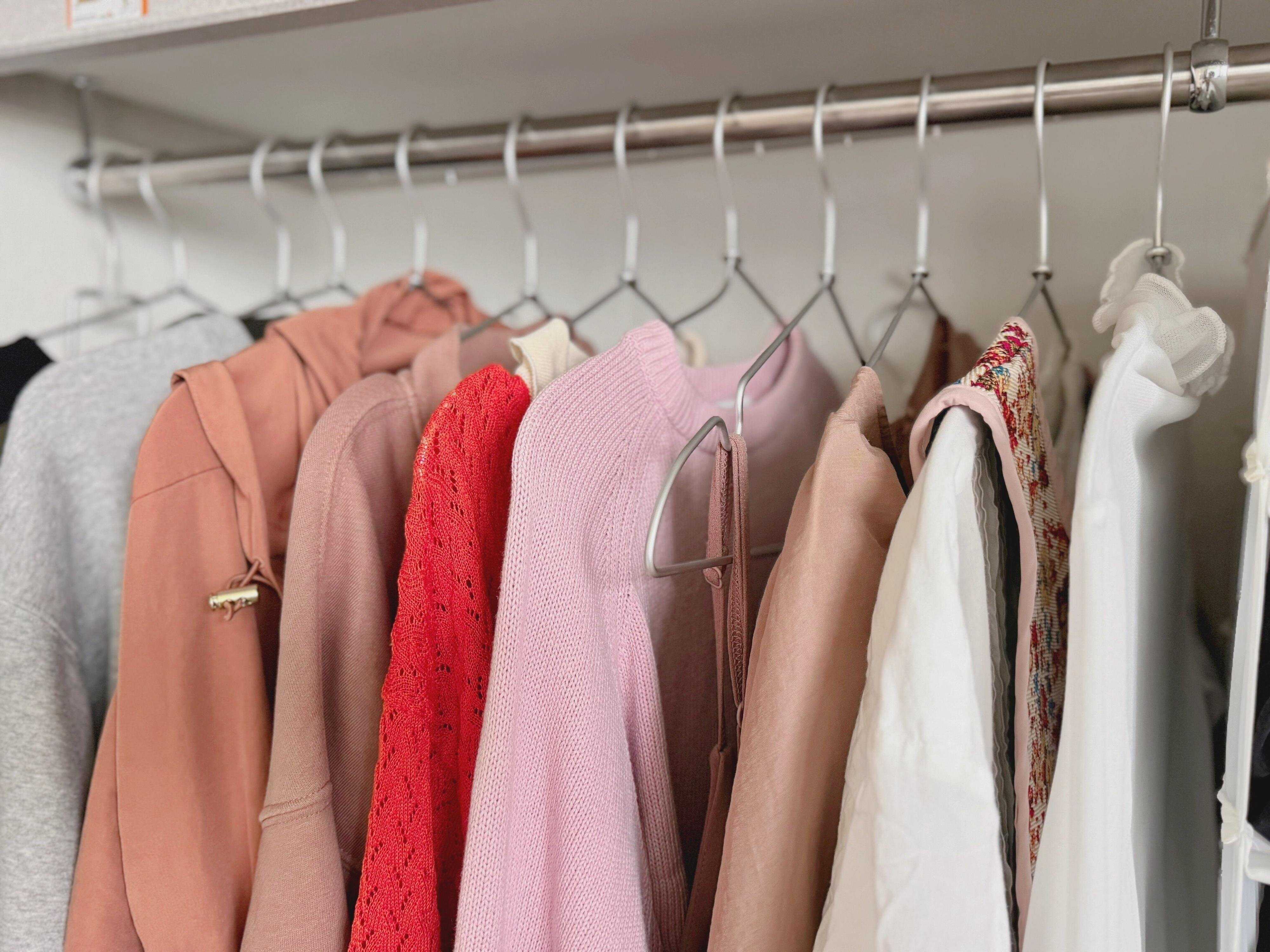 スペースが空いたら洋服整理もゆとりが生まれる