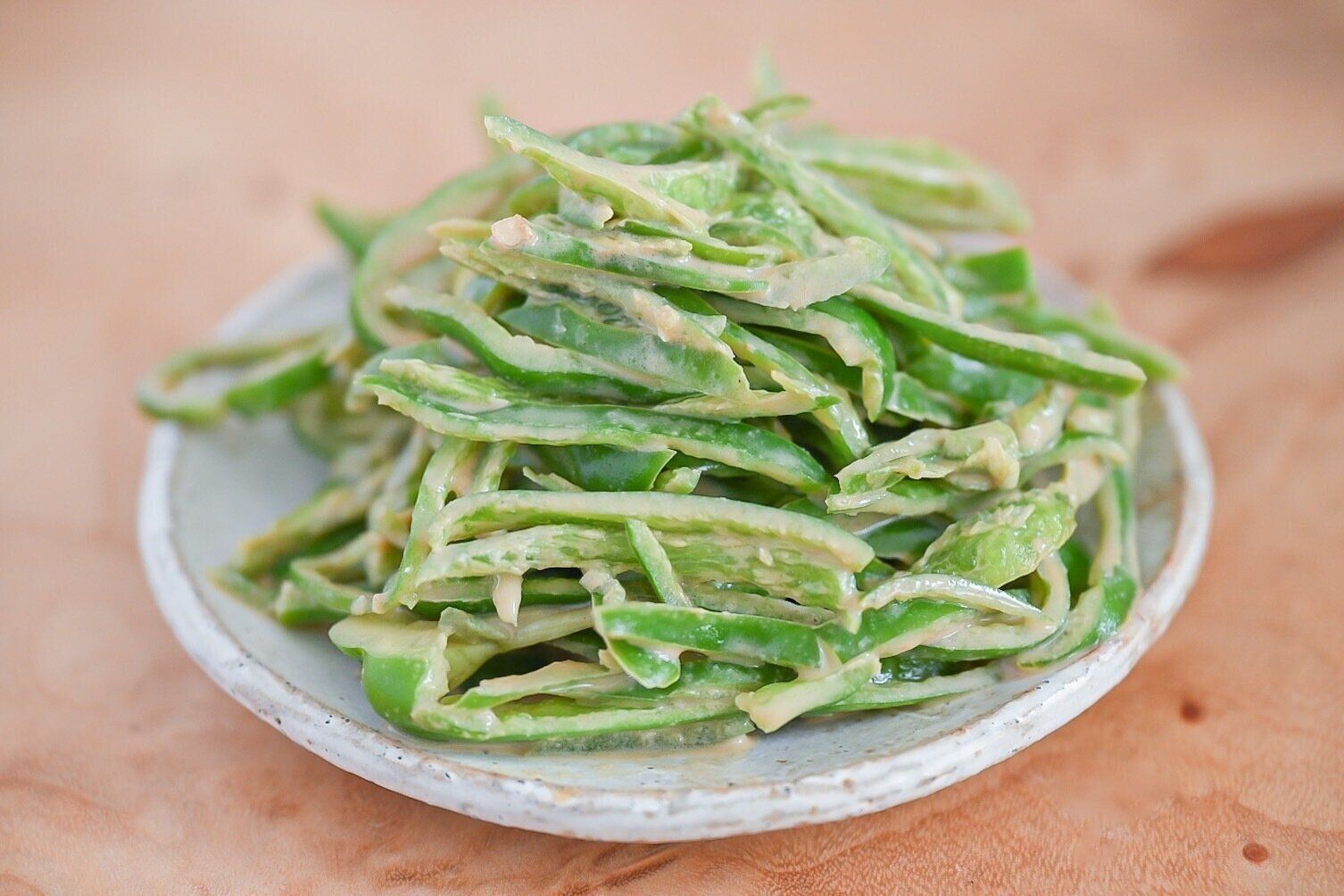 ピーマンのねりごま和え