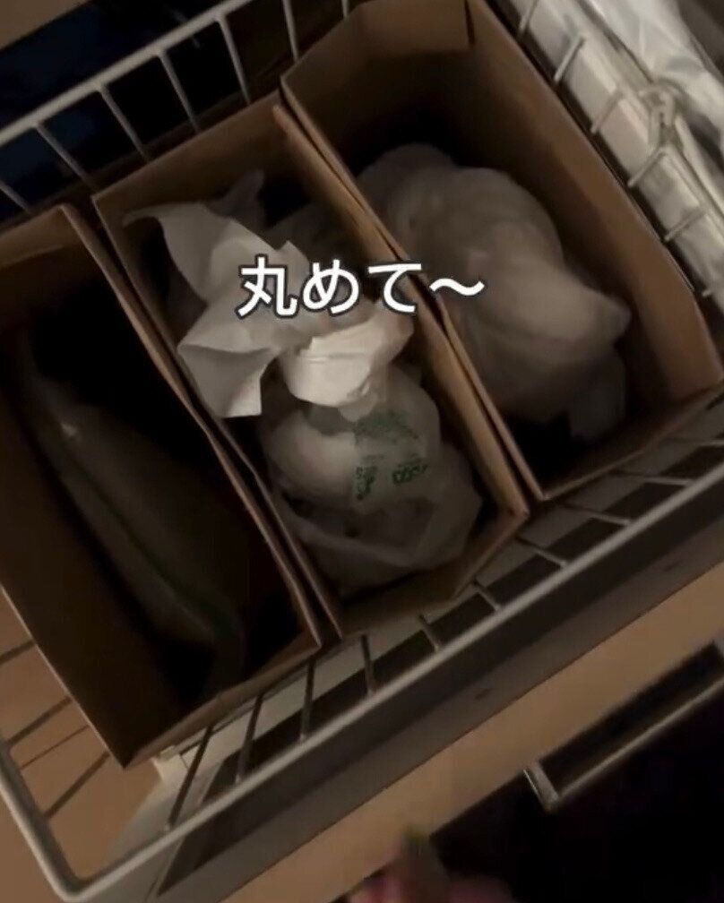 丸めてポイっとするだけ！簡単収納アイデア