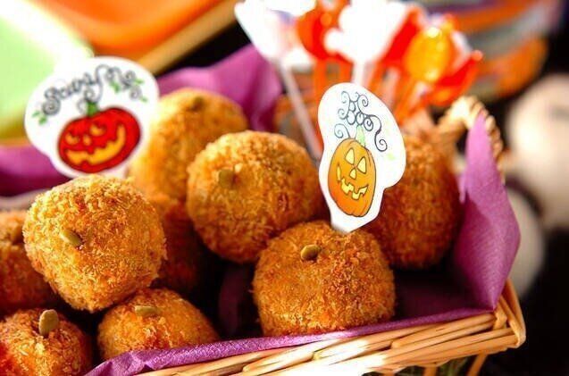 カボチャのコロッケ