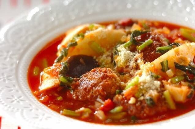 かぶでメイン料理！簡単イタリアンミートボール