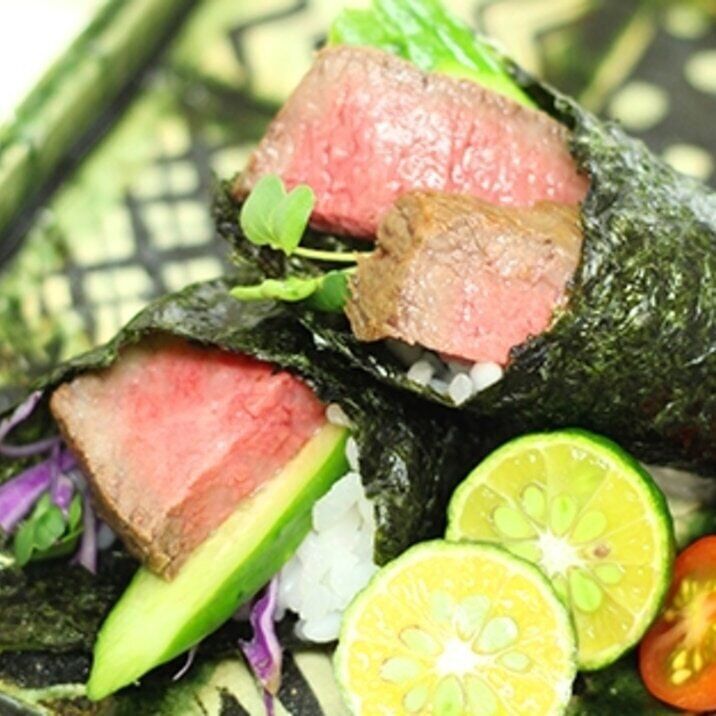 宮崎牛の手巻き寿司 レシピ・作り方