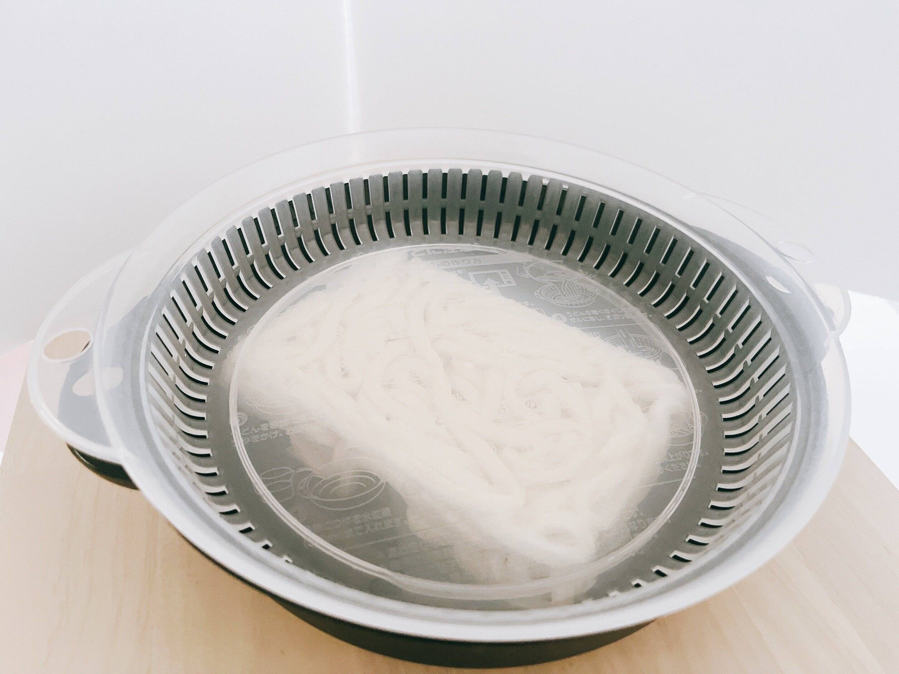 ぶっかけうどんは「ザル」がポイント！