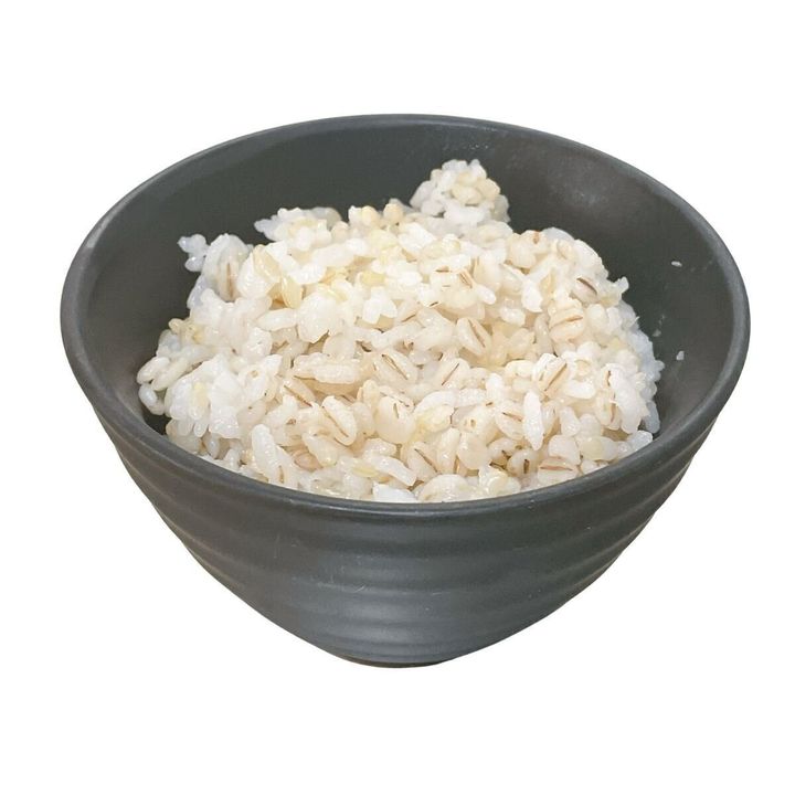 白米2:発芽玄米1:押麦1で炊いたごはん