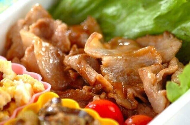 薄切り豚肉のママレード炒め
