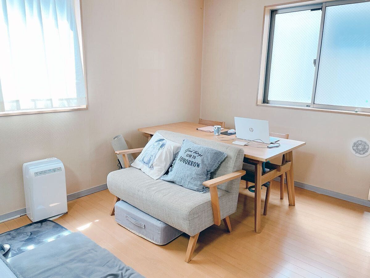 ものが少なく片づいていると快適