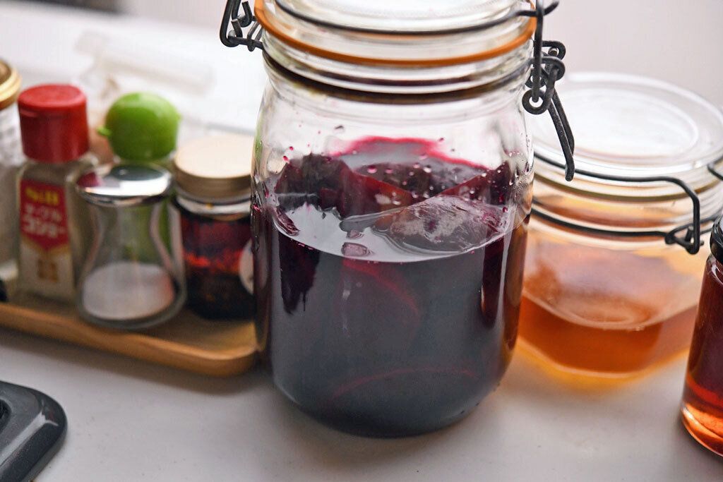 ビーツの酢漬け