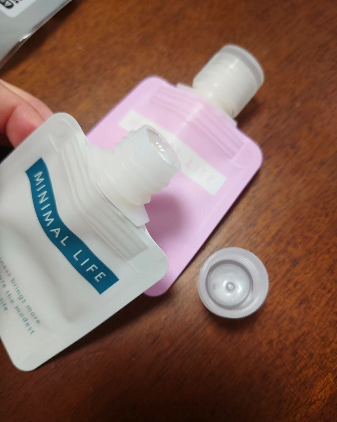 【セリア】たためる詰め替えボトルがよき